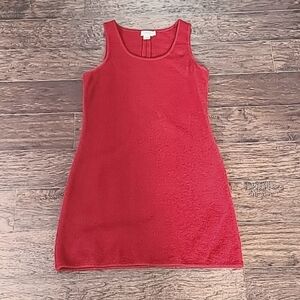 J. Crew red wool dress size small